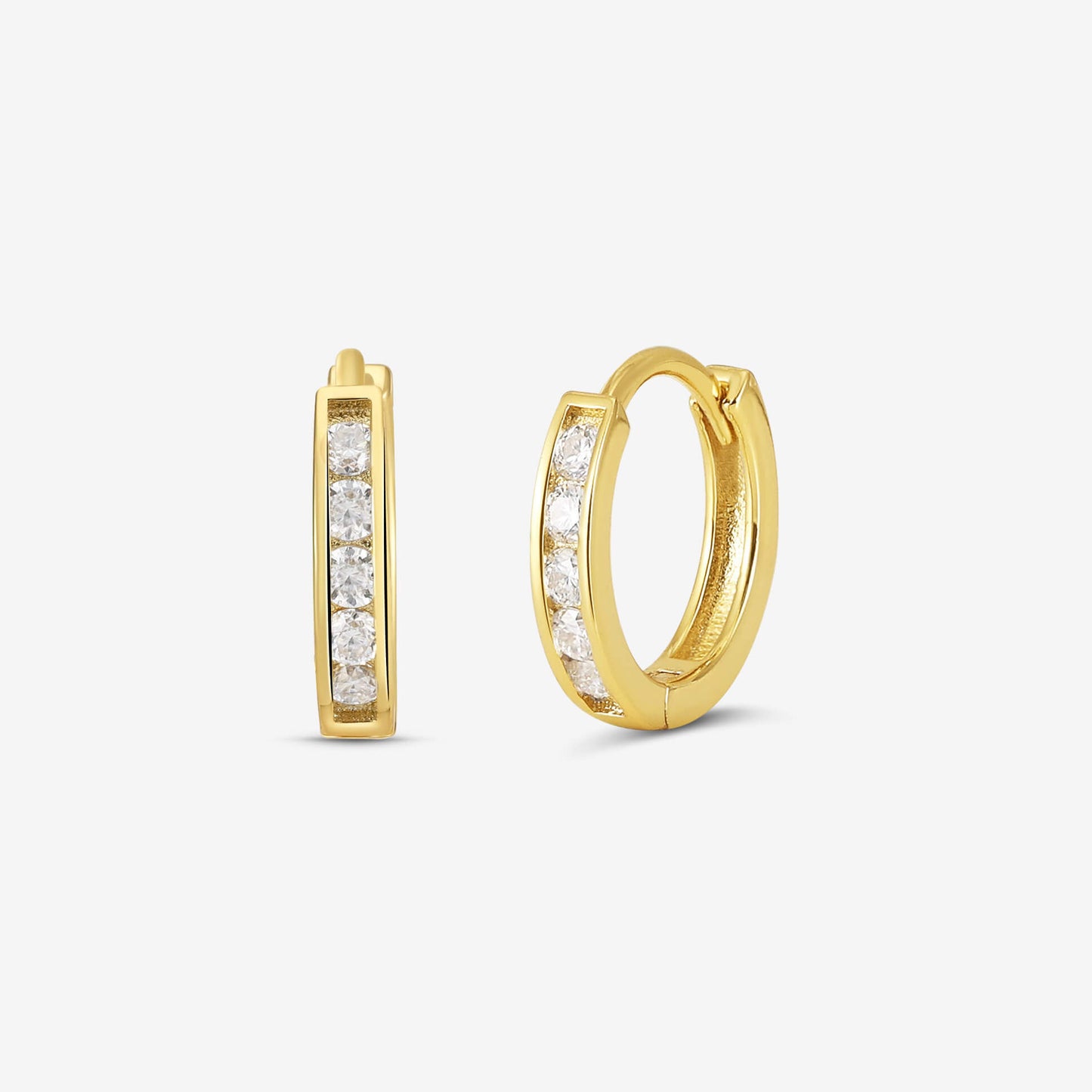 Gold Huggie Earrings