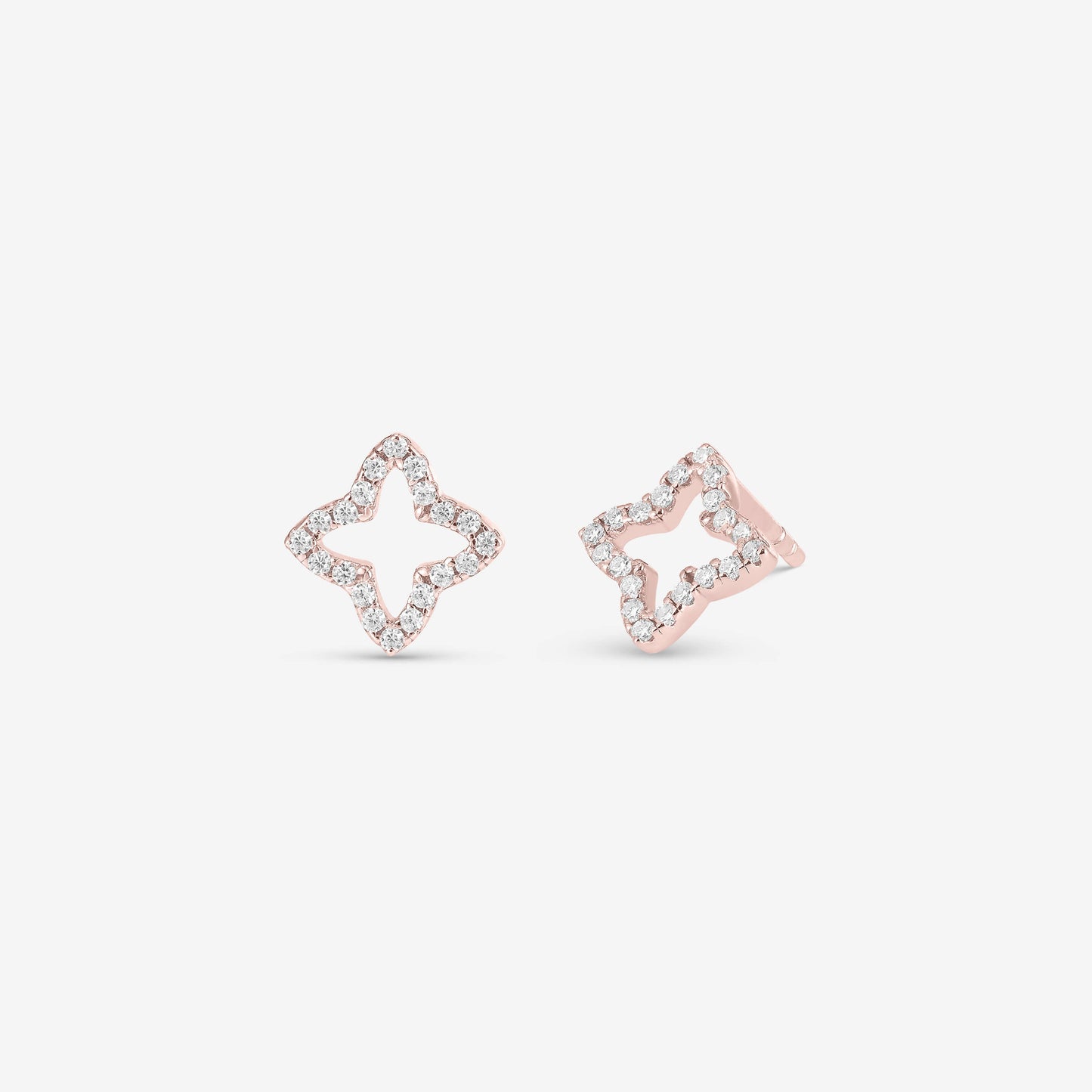Rose Gold Eden Stud Earrings