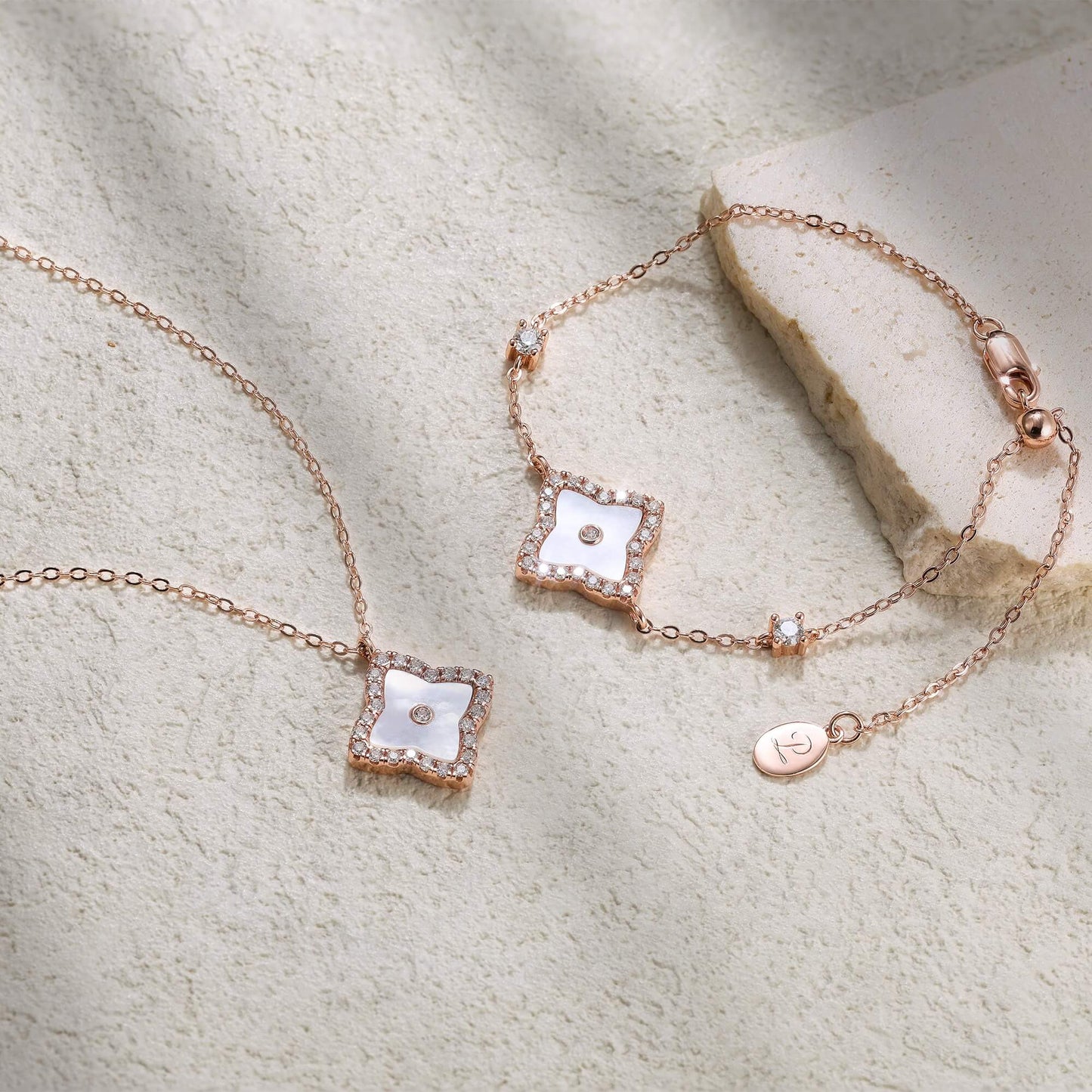 Rose Gold Irida Necklace