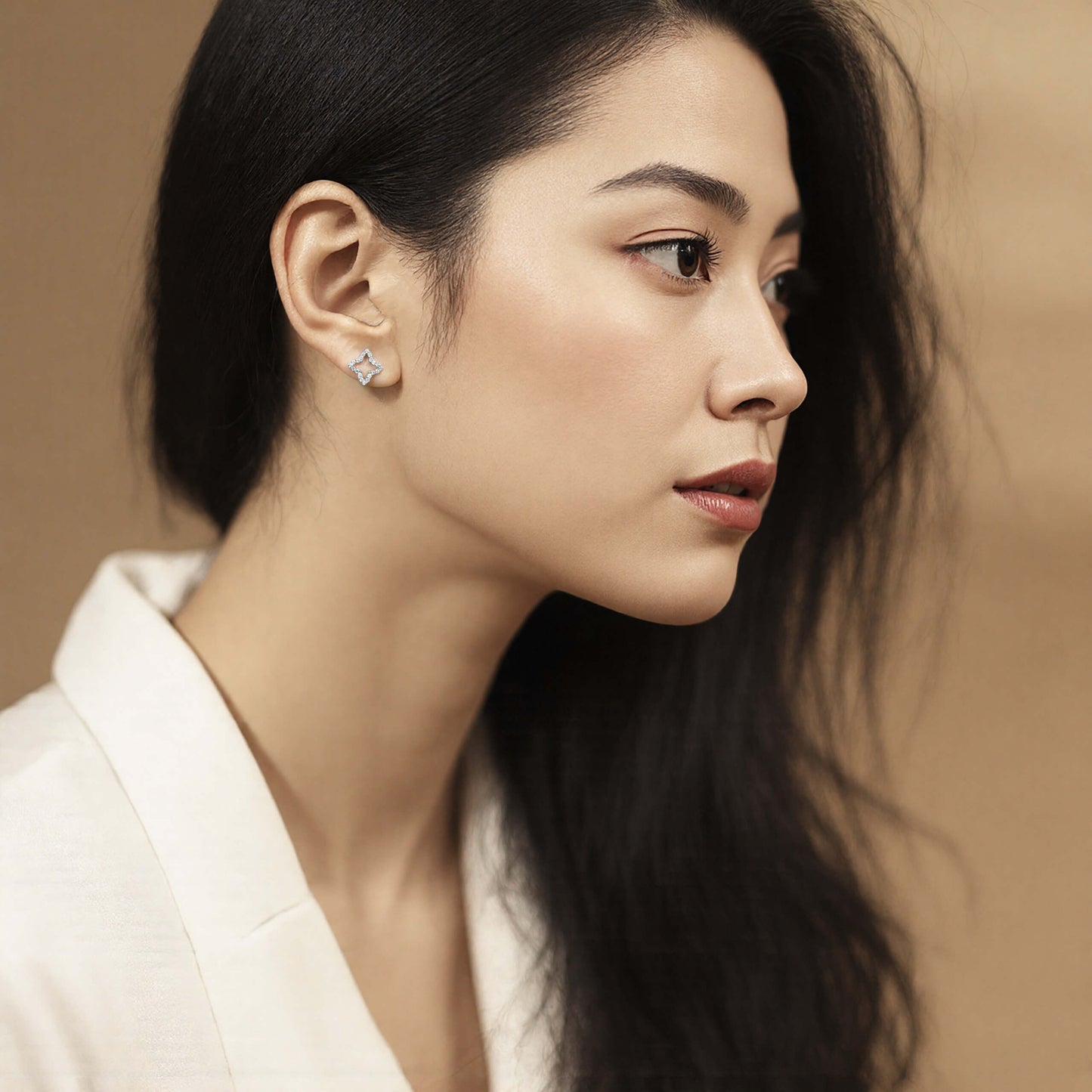 Rose Gold Eden Stud Earrings