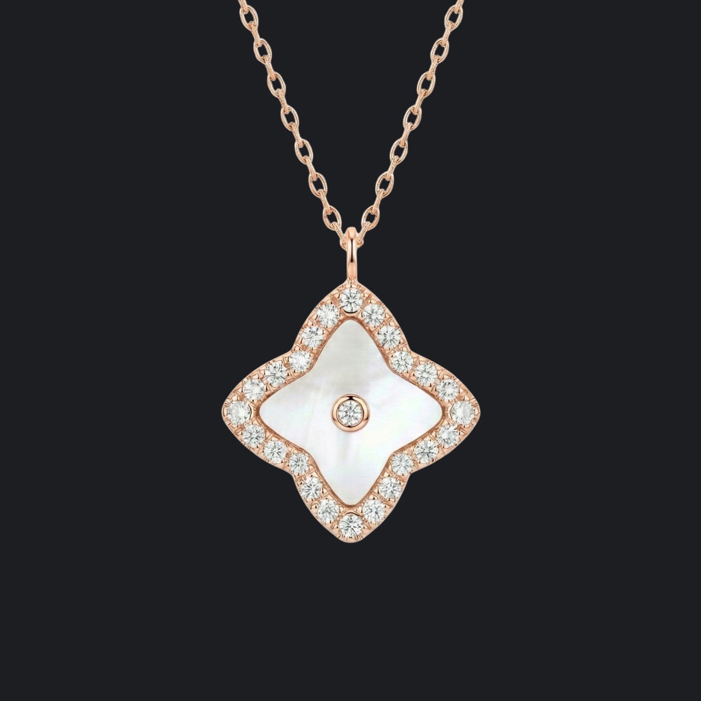 Rose Gold Irida Necklace