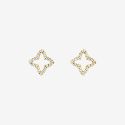 Gold Eden Stud Earrings