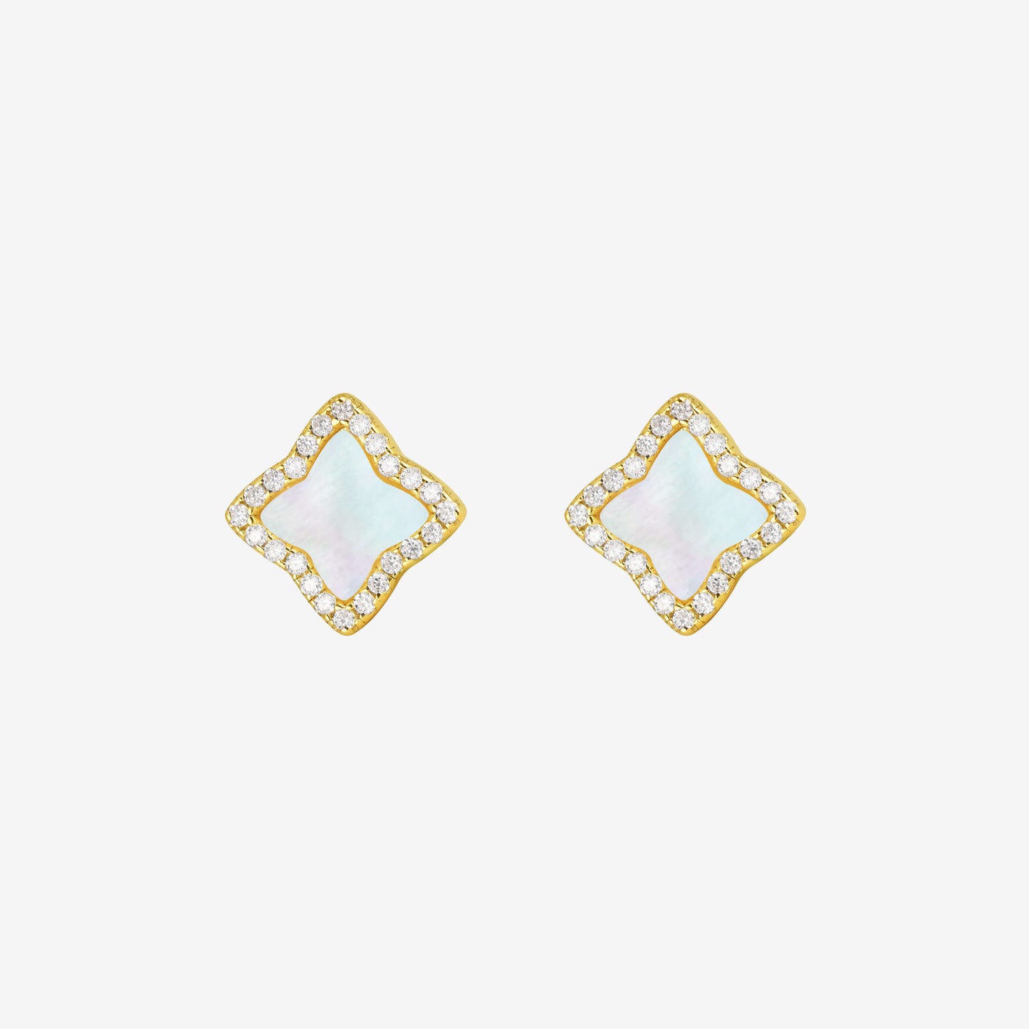 Gold Edea Stud Earrings