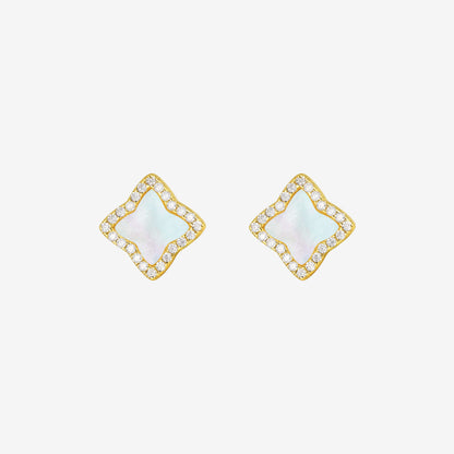 Gold Edea Stud Earrings