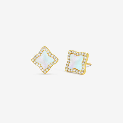 Gold Edea Stud Earrings