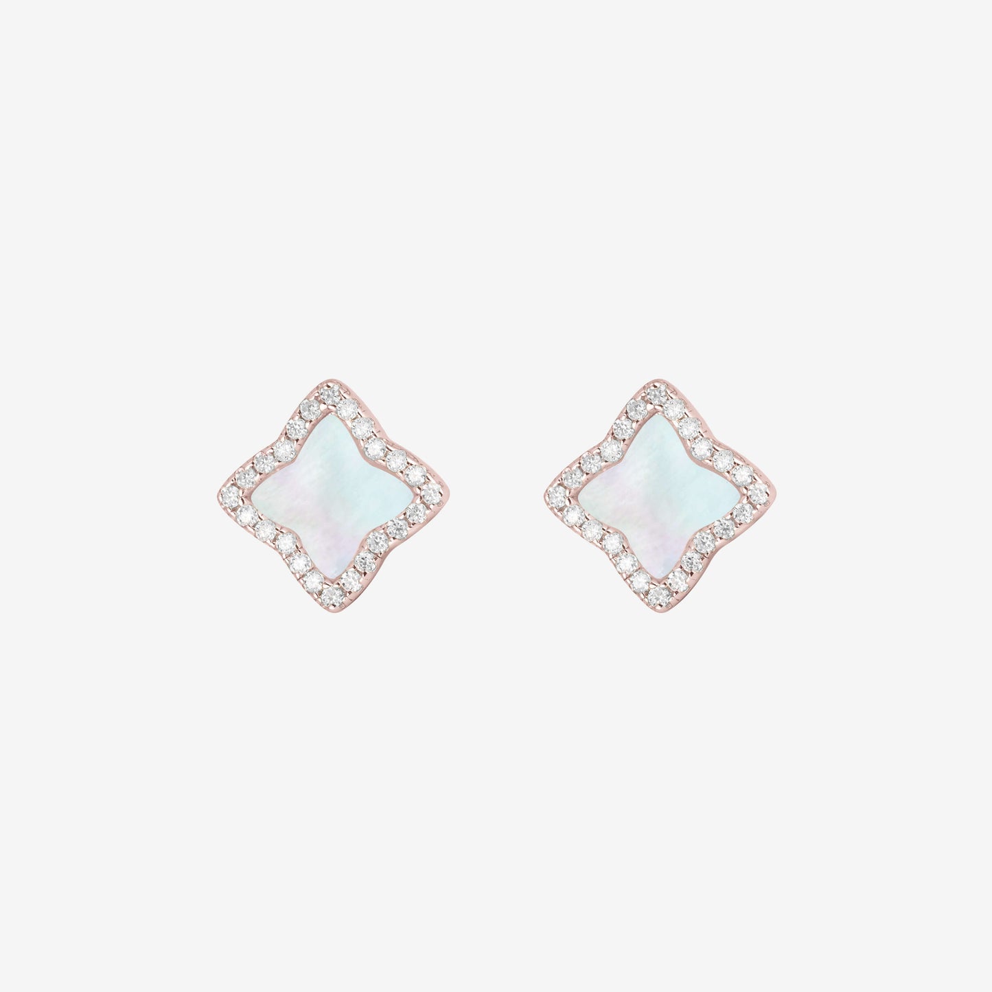 Rose Gold Edea Stud Earrings