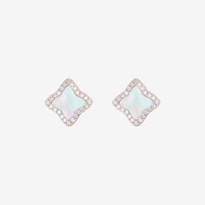 Rose Gold Edea Stud Earrings