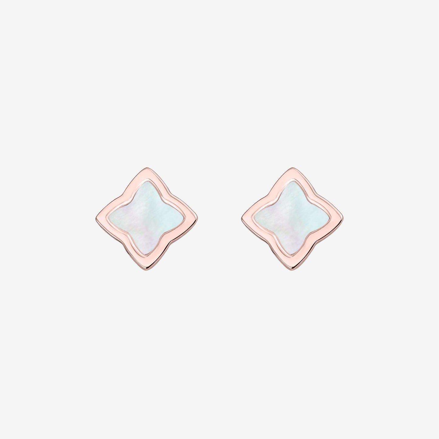 Rose Gold Creia Stud Earrings