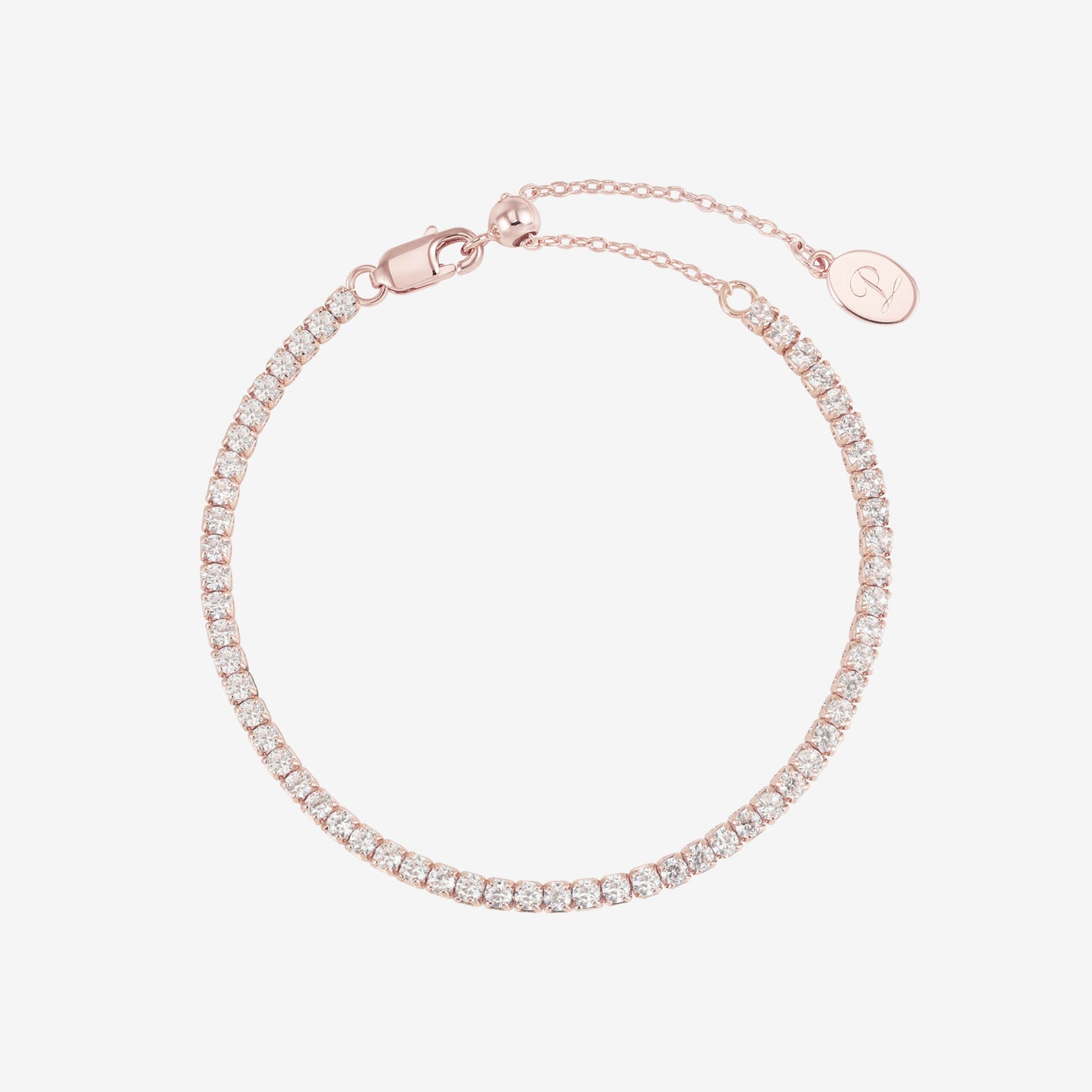 Rose Gold Tennis Bracelet