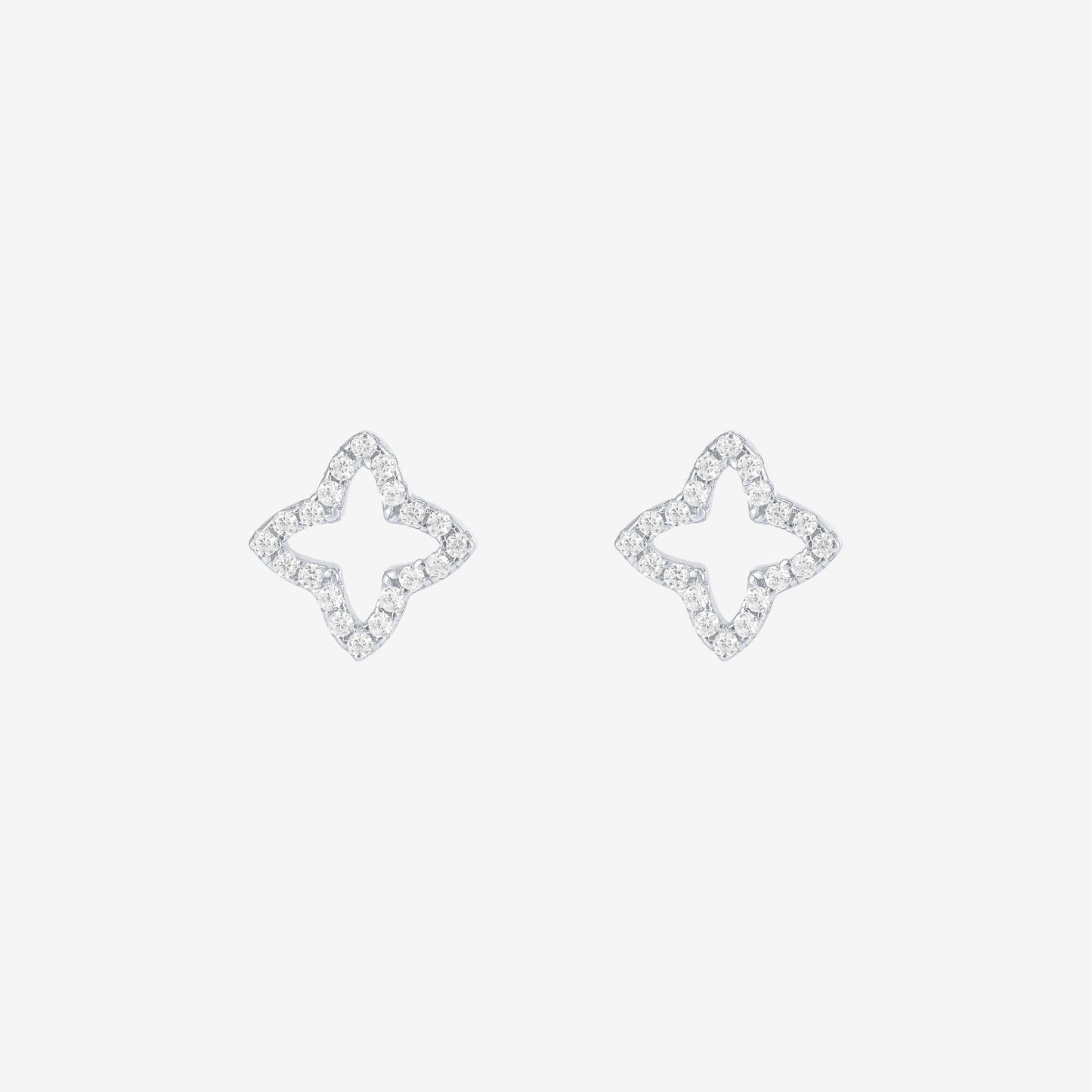 Silver Eden Stud Earrings