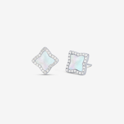 Silver Edea Stud Earrings