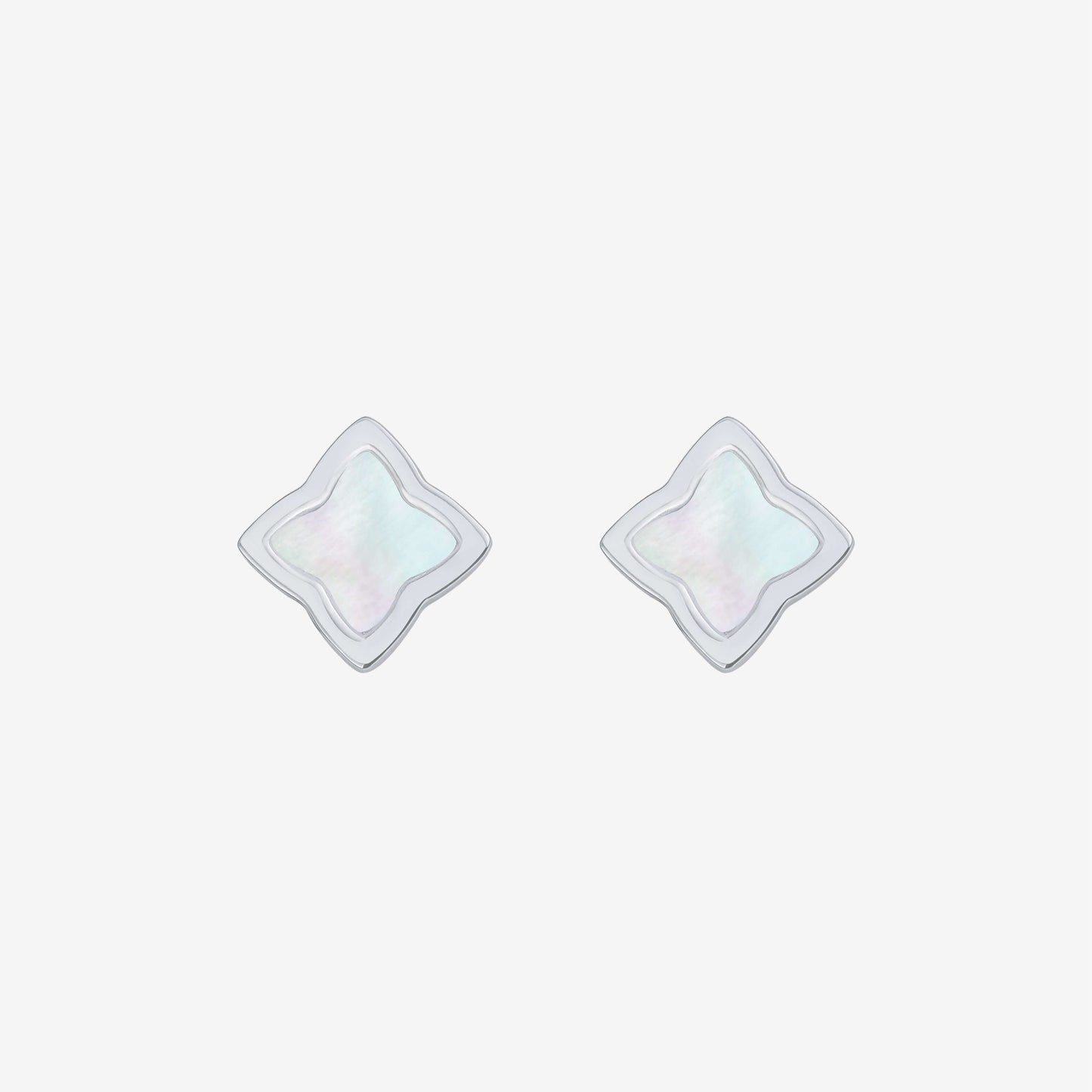 Silver Creia Stud Earrings