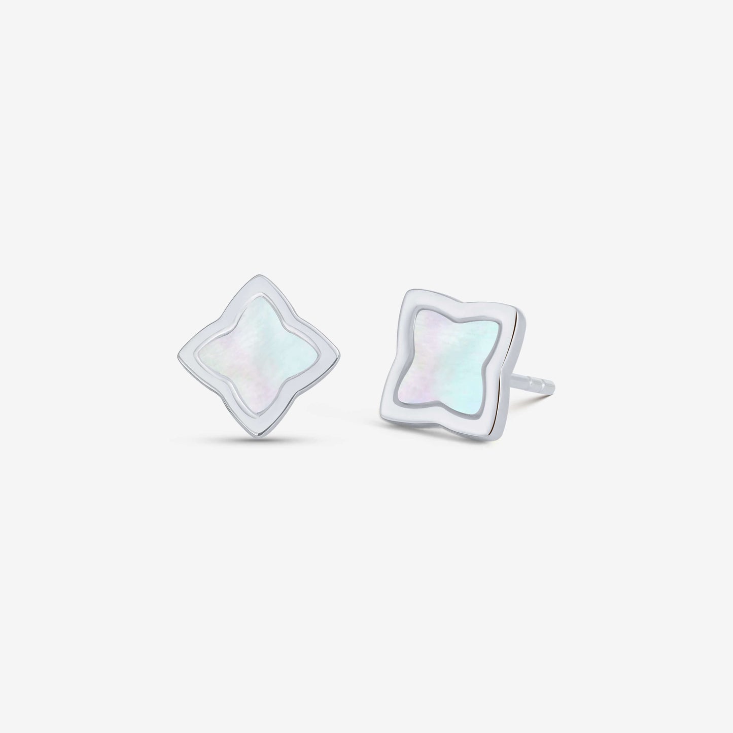 Silver Creia Stud Earrings