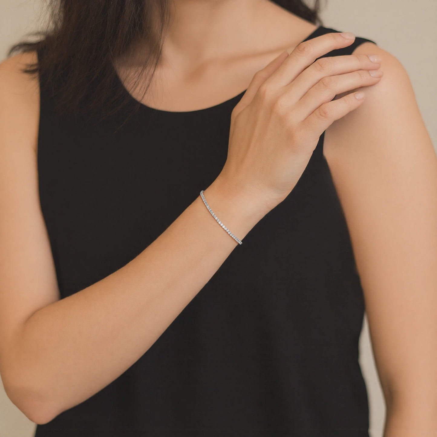 Silver Tennis Bracelet