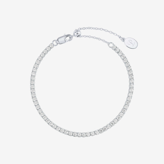 Silver Tennis Bracelet