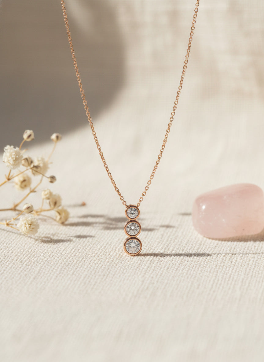 Rose Gold Aviel Necklace